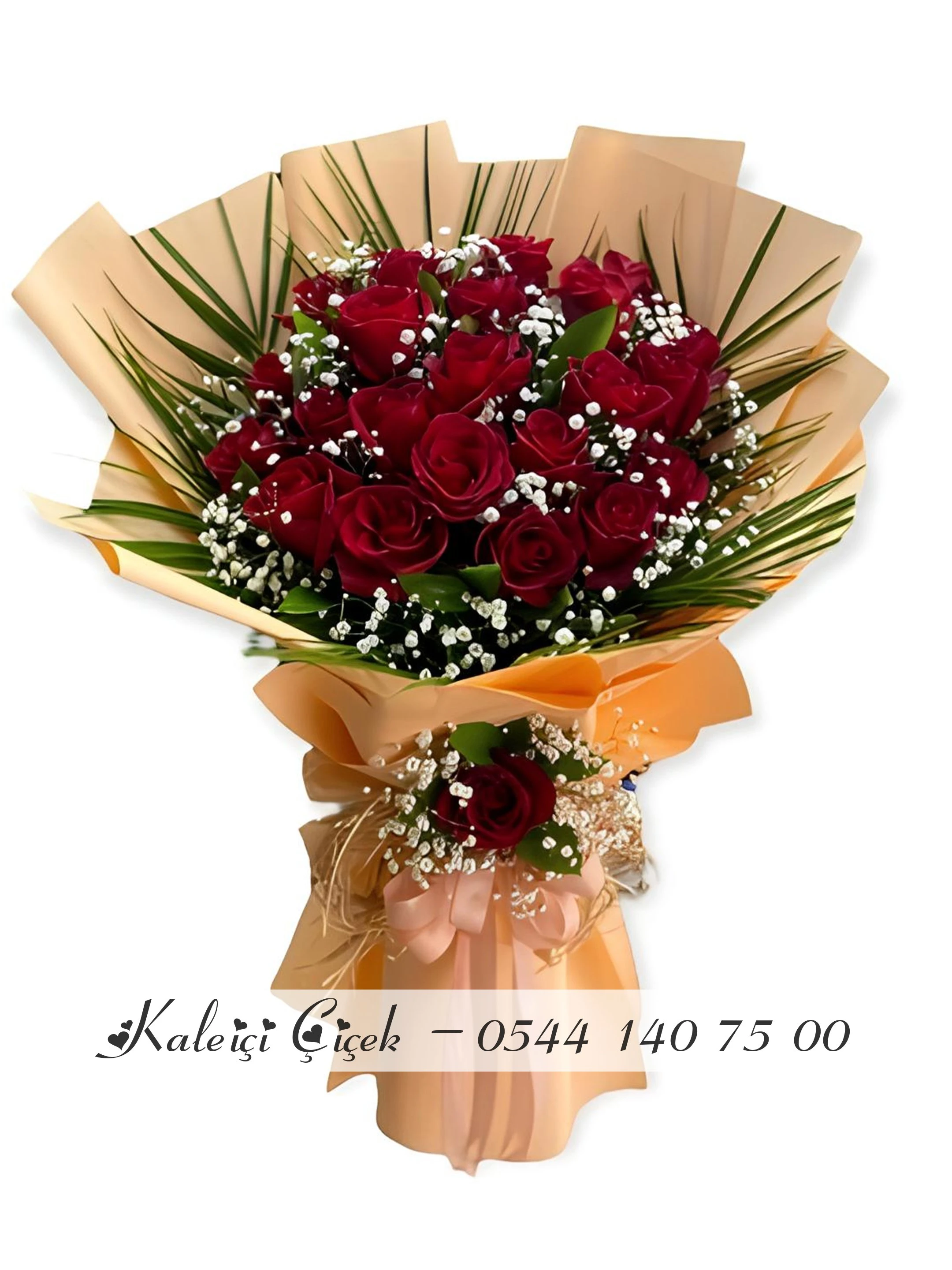 20 Adet Kırmızı Gül Buketi