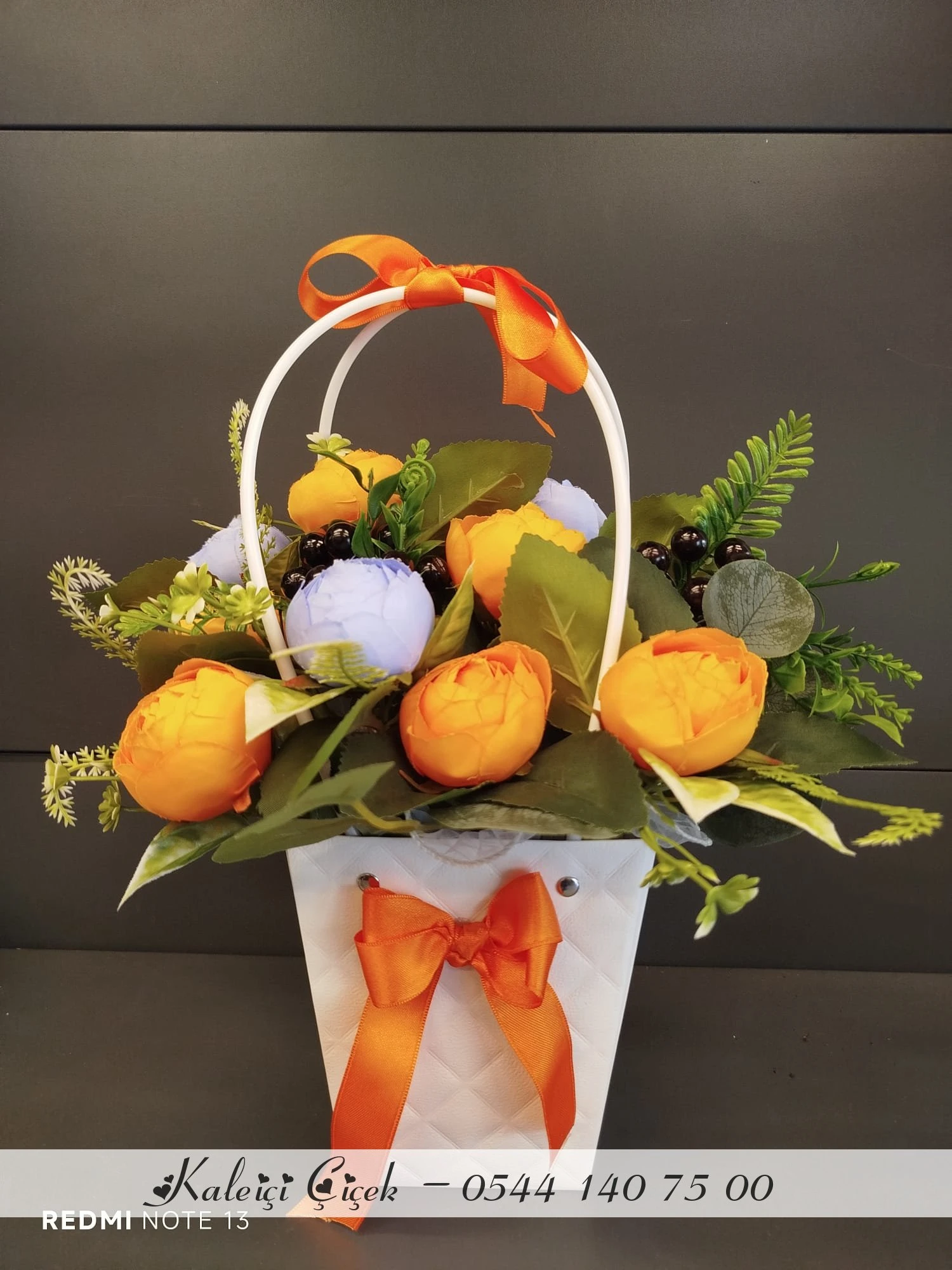 Çantada Çiçekler Ve Sevimli Ayıcıklar