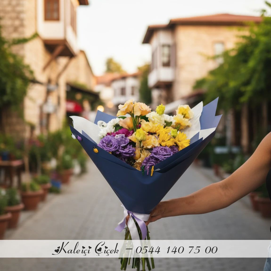 Renkli̇ Li̇syantus Ve Papatyalar