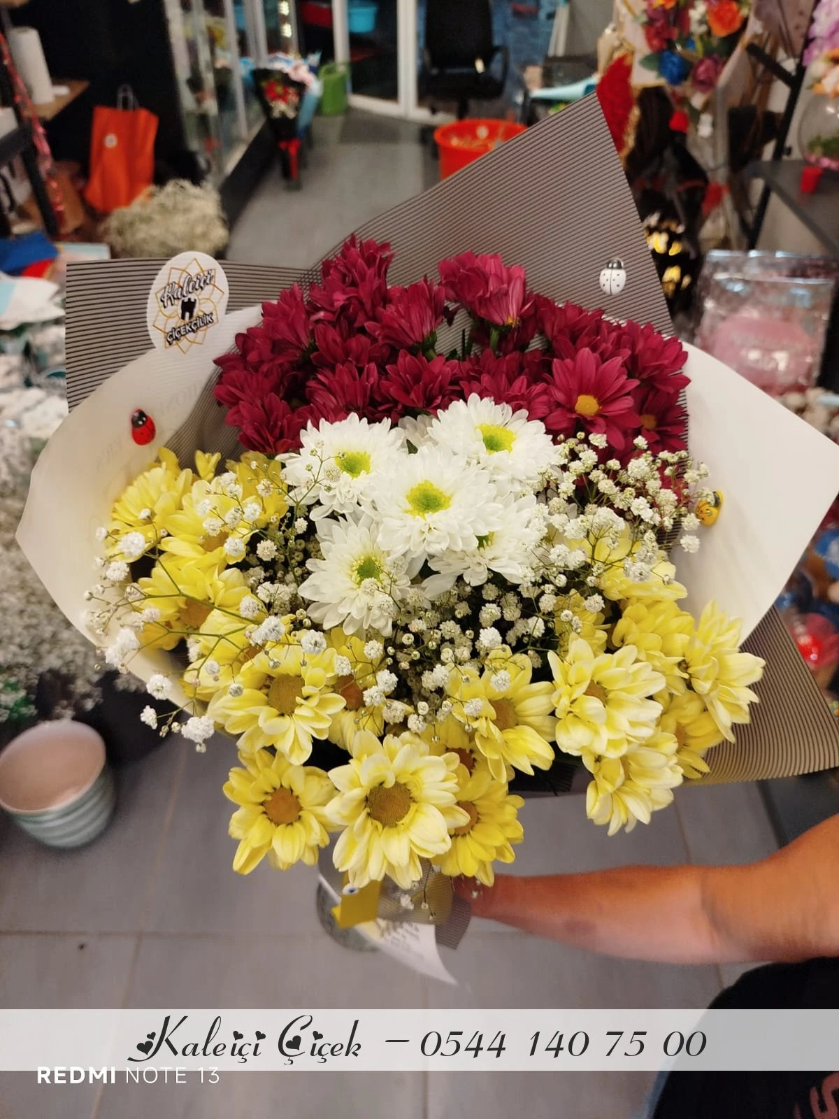 Renkli̇ Papatyalar Ve Kri̇zantem