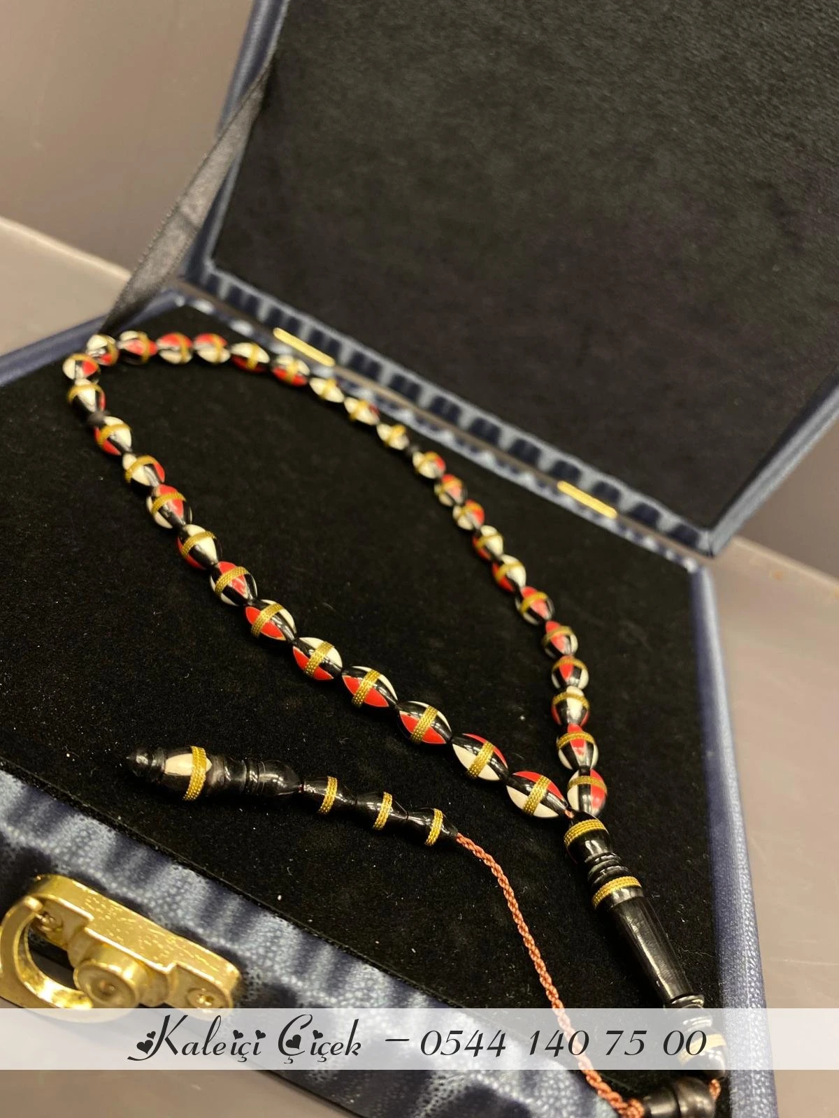 Sedef Mercan Altin Varakli Usta İşi̇ (Büyük)