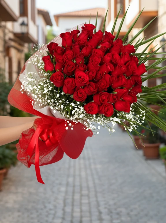 41 Adet Kuçak Dolusu Gül