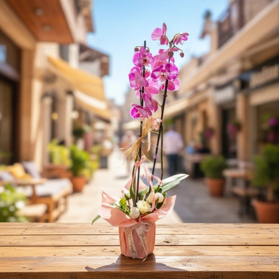 Pembe Benekli Orkide