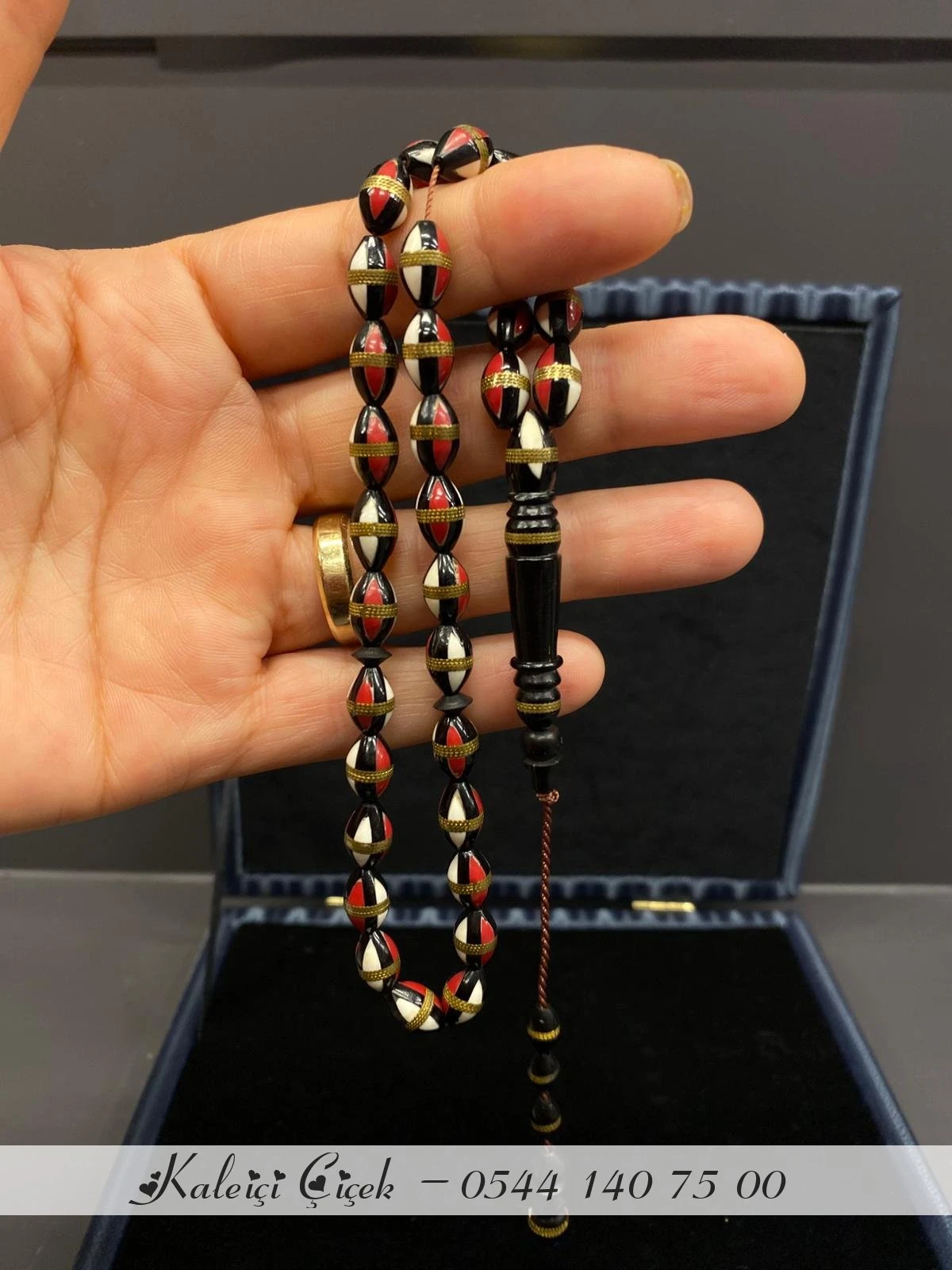 Sedef Mercan Altin Varakli Usta İşi̇ (Büyük)