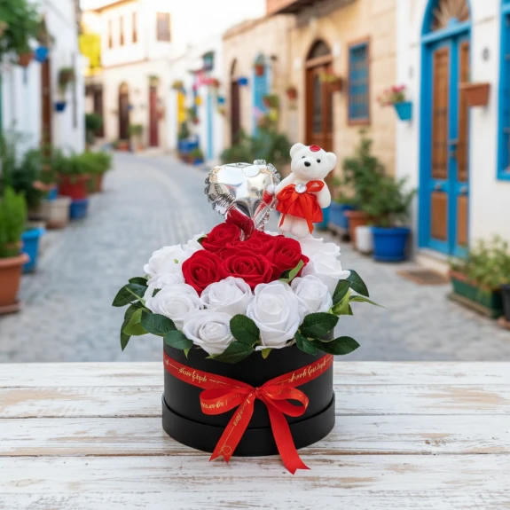 Sevimli Ayıcıklı Mini Balonlu Aranjman