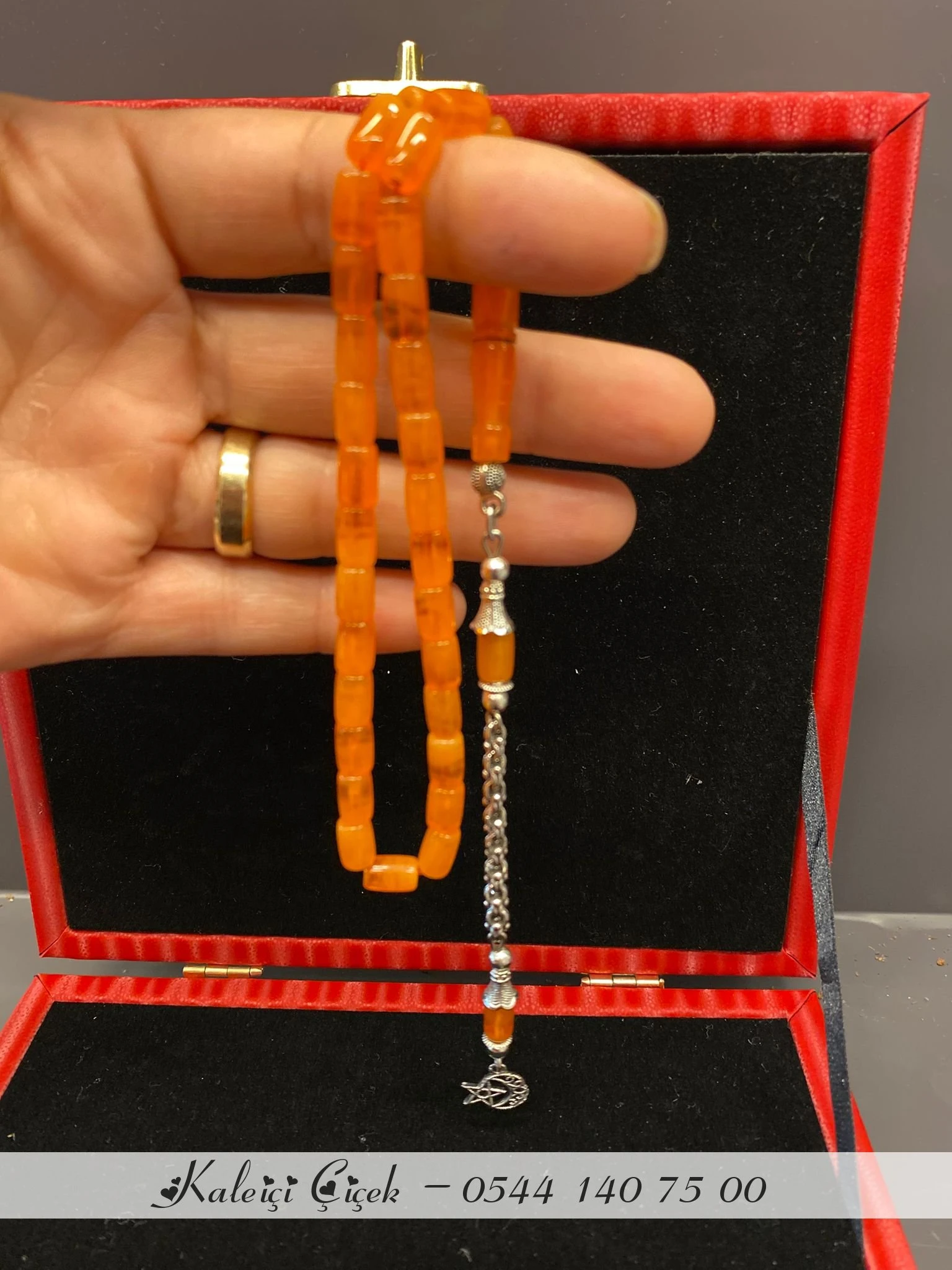 Sıkma Kehri̇bar Usta Kesi̇m Turuncu